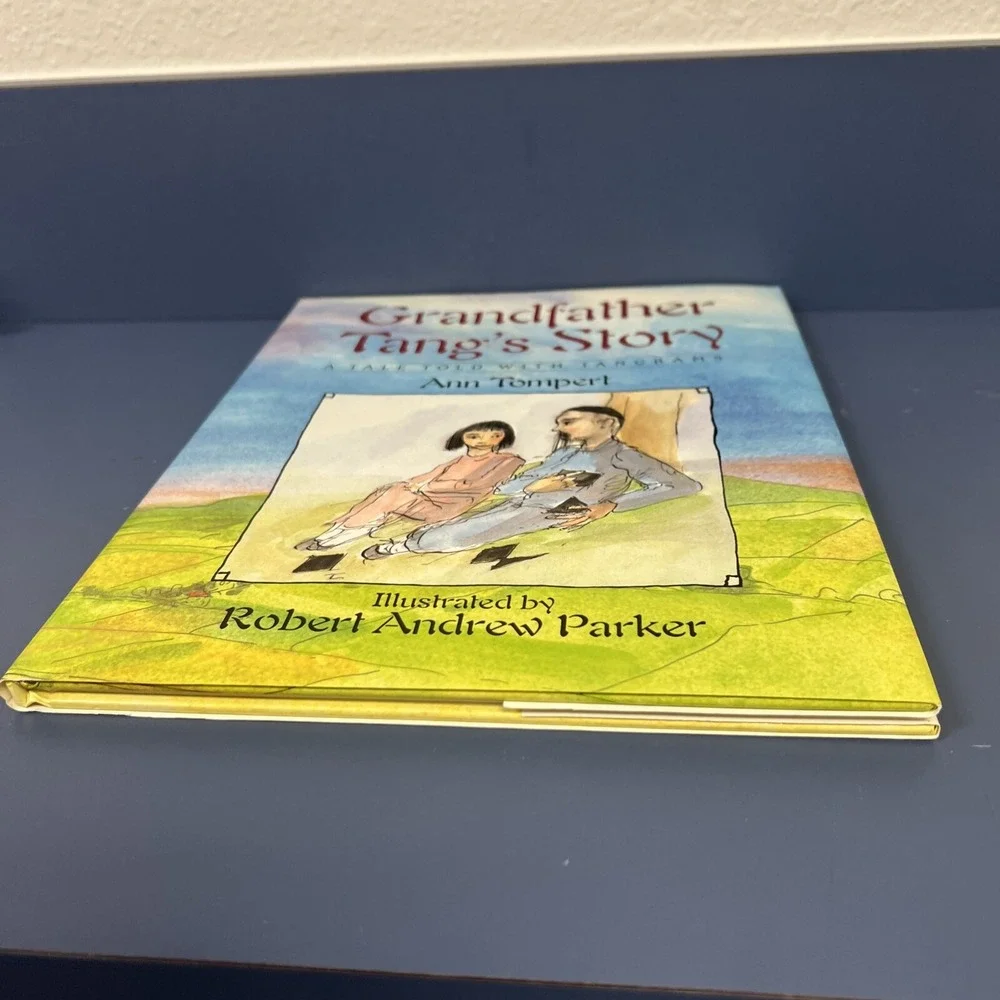 Grandfather Tang's Story, A Tale Told w/ Tangrams by Ann Tompert, 1990 Hardcover